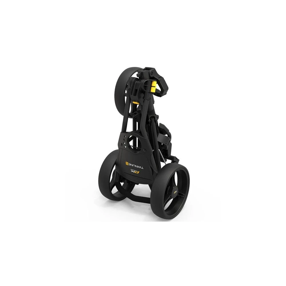 PowaKaddy Twinline 5 Lite Push Cart - Black - Image 4