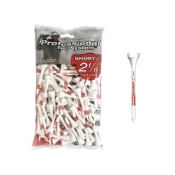Pride PTS 2 1/8 Golf Tee Pack 120 Red