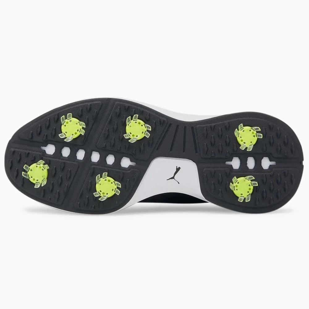 Puma FUSION FX Tech Golf Shoes Black/Silver/QUIET SHADE - Image 4