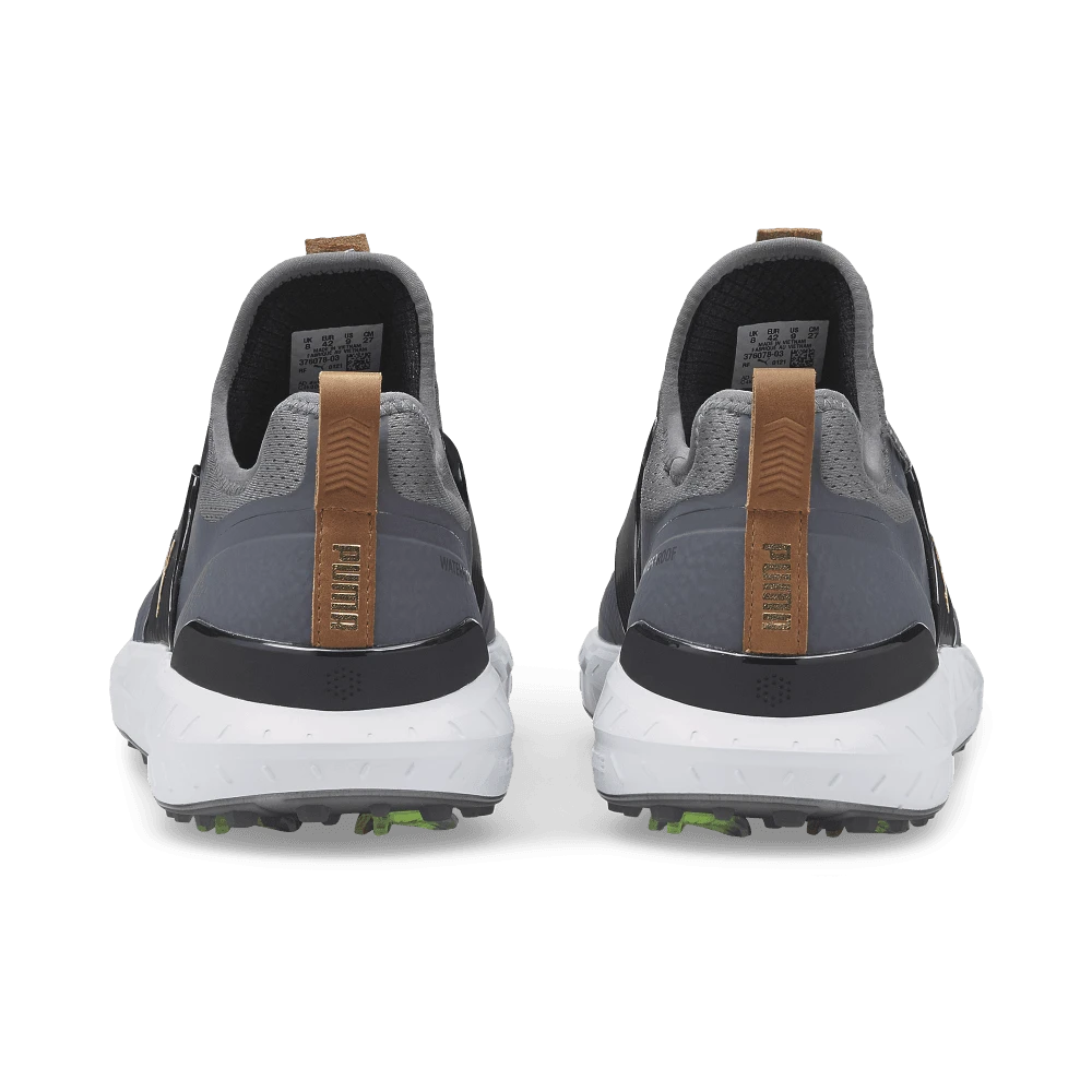 Puma IGNITE ARTICULATE Golf Shoes - QUIET SHADE/Gold - Image 2