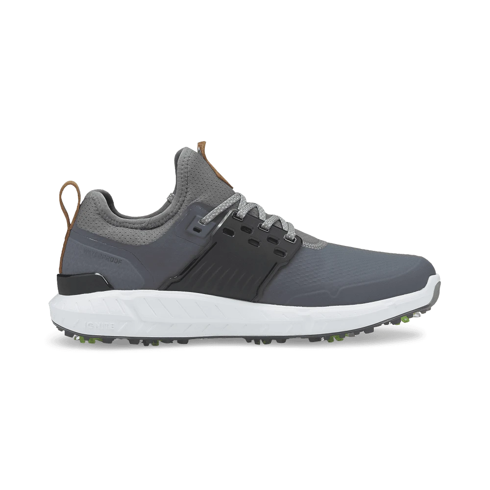 Puma IGNITE ARTICULATE Golf Shoes - QUIET SHADE/Gold - Image 3