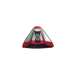 PURE2IMPROVE Golf Triangular Practice Net Red/Black