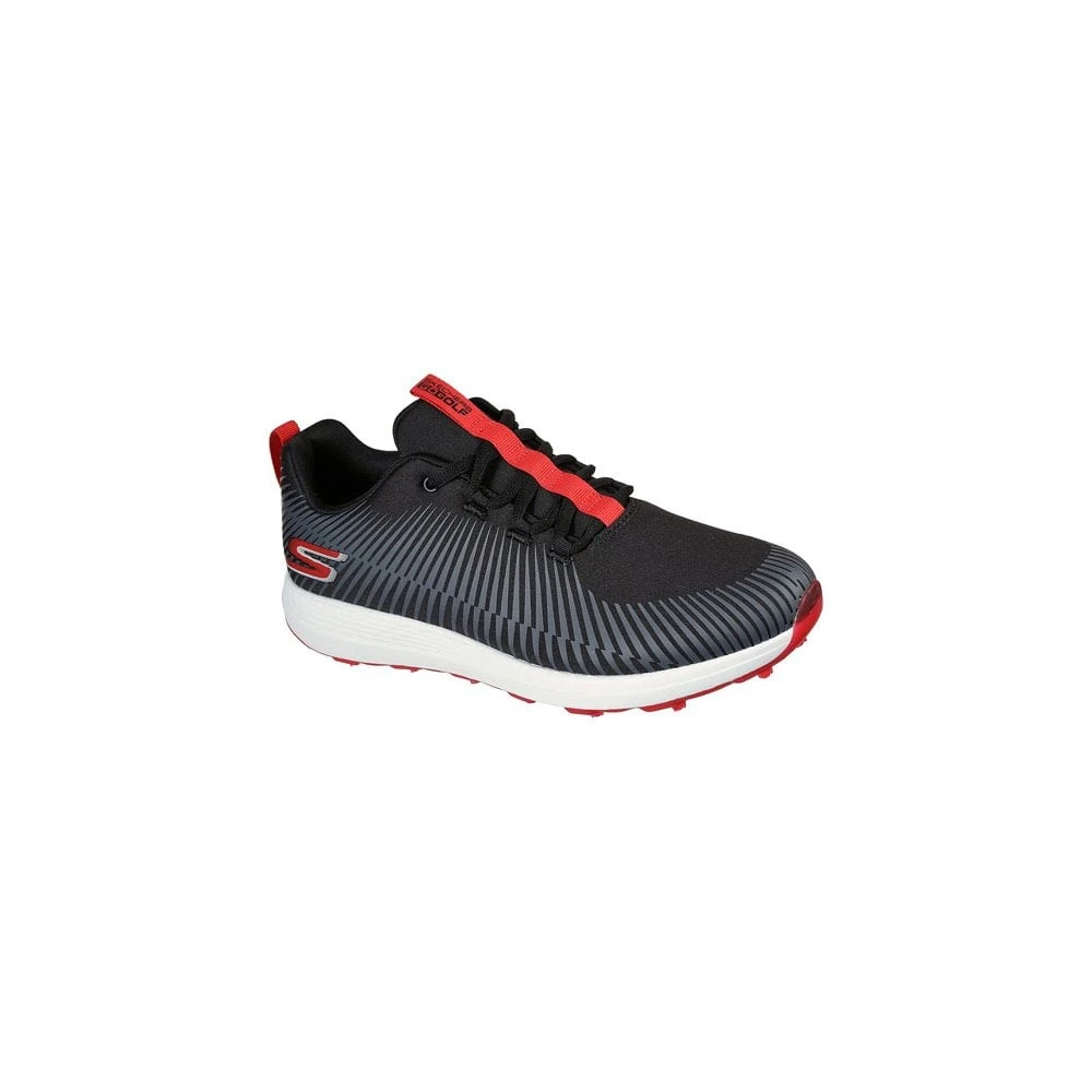 Skechers Mens MAX BOLT Golf Shoes - BLACK/RED