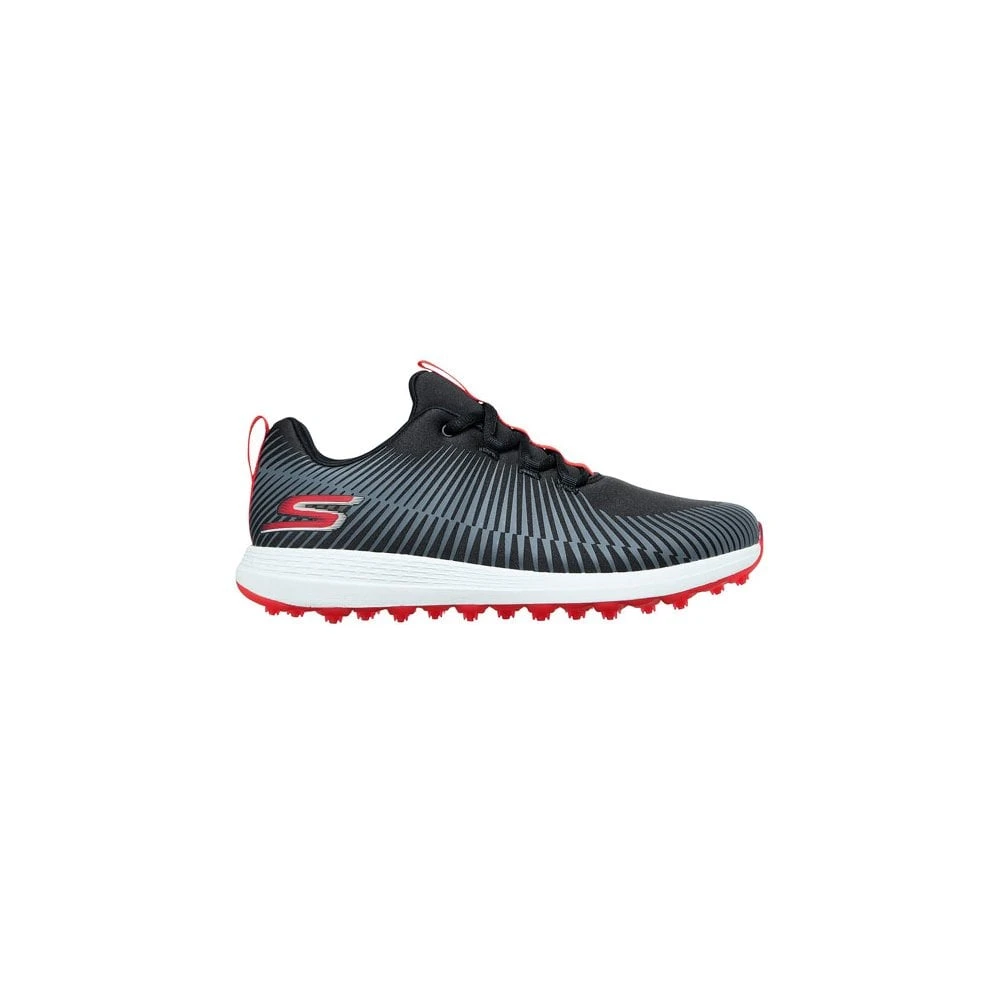 Skechers Mens MAX BOLT Golf Shoes - BLACK/RED - Image 4