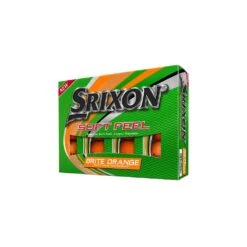 Srixon SOFT FEEL (12) Golf Balls BRITE ORANGE