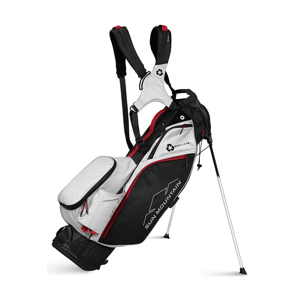 Sun Mountain Eco/Lite Stand Bag Black/White/Red