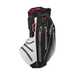Sun Mountain H2NO Elite Cart Golf Bag Blk-Wht-Red-Silver