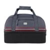 Sun Mountain Sonnenalp Mid Stripe Boston Bag Black-Gunmetal-Red