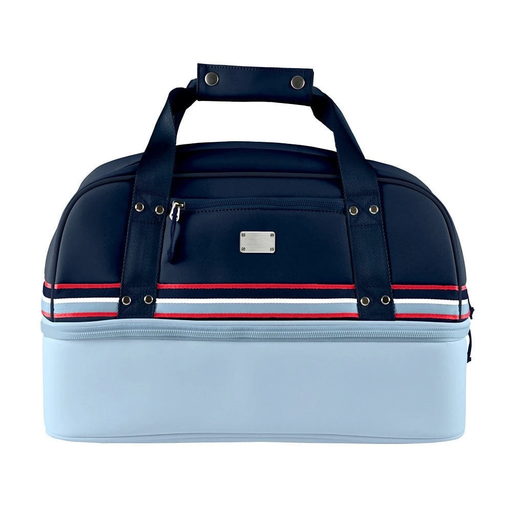 Sun Mountain Sonnenalp Mid Stripe Boston Bag Frost-Navy-Red