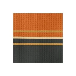 Sun Mountain Sonnenalp Mid Stripe Towel Cabin-Umber-Wheat