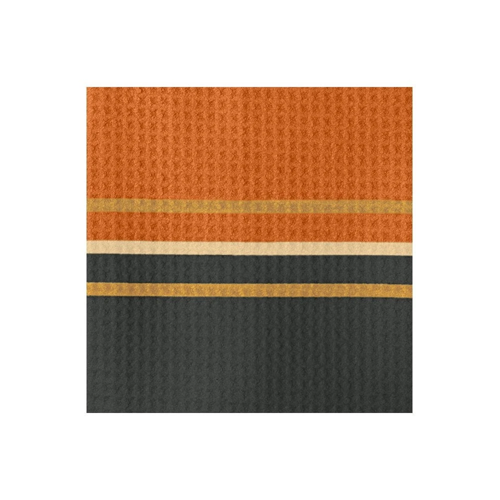 Sun Mountain Sonnenalp Mid Stripe Towel Cabin-Umber-Wheat