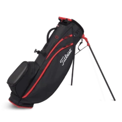 Titleist PLAYERS 4 Carbon S Black/Black/RED Golf Bag