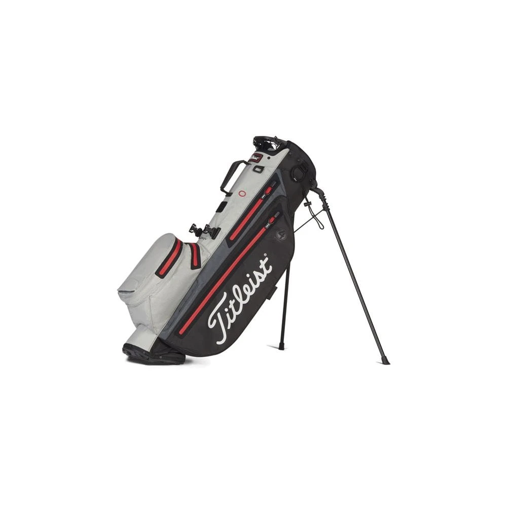 Titleist StaDry Player 4 Stand Golf Bag - BLK/GREY/RED