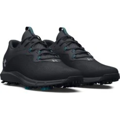 Under Armour Charged Draw 2 Wide Golf Shoes Black